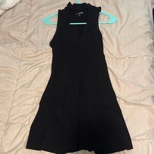 Express Black Dress with attached choker neck